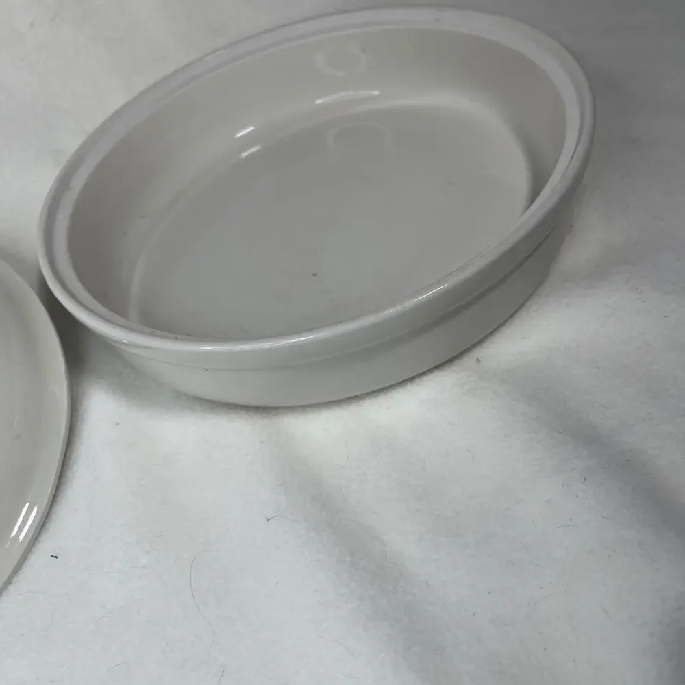 Hall Covered Casserole #2176 Ivory With Lid